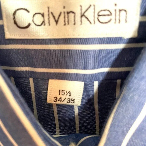 Calvin Klein vintage long-sleeved button down shirt - Picture 2 of 3